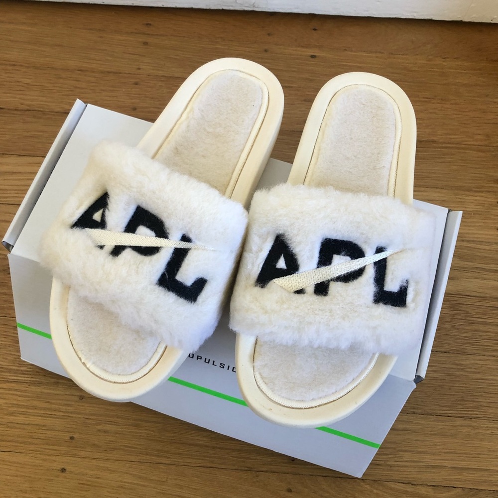 APL Shearling Slides